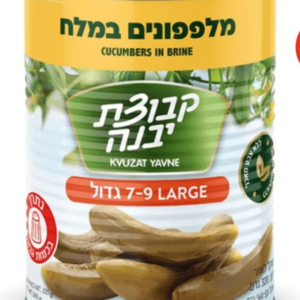 Cucumbers in salt 7-9 large Yavne group